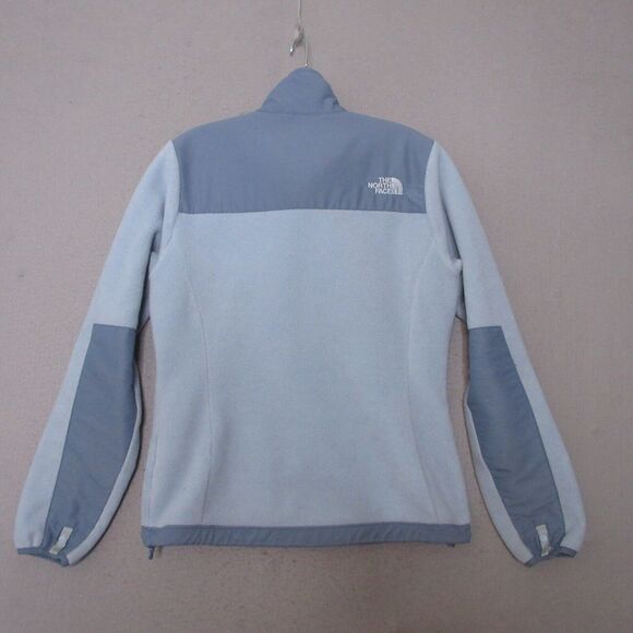 The North Face Denali Jacket Women Small‎ Blue Fleece Polartec Recycled Zipper - Picture 12 of 13